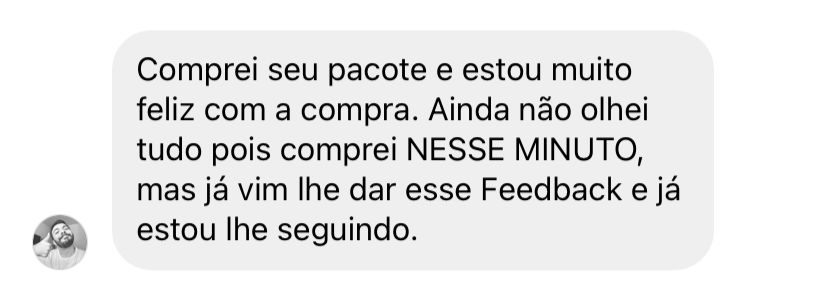 Depoimento: comprei seu pacote e estou muito feliz com a compra