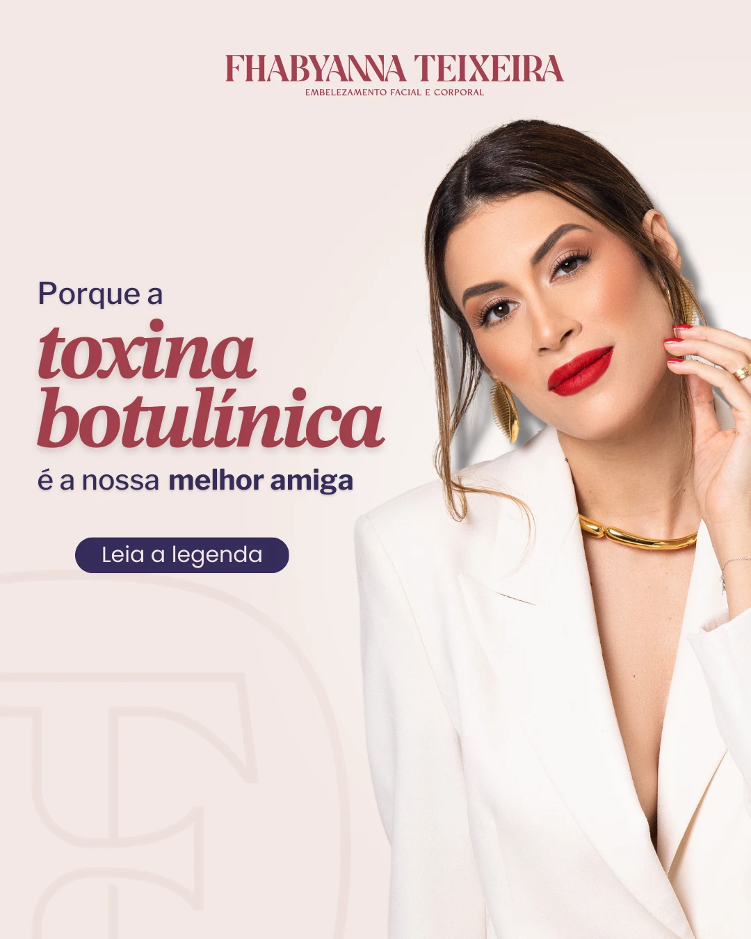 Post de portfólio: clínica de estética