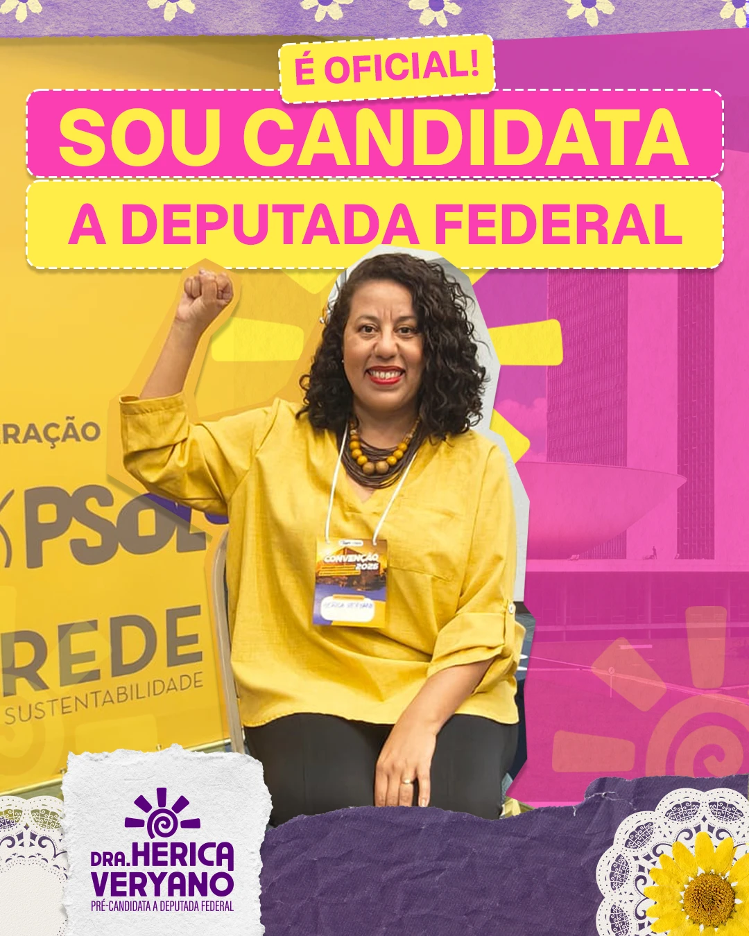 Post de portfólio: campanha política
